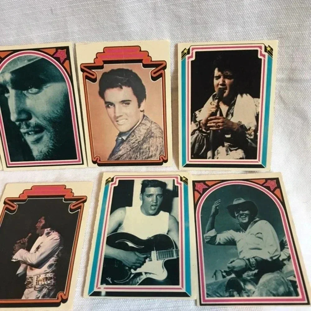 Vintage Elvis Presley Cards Collection 1978 10 cards Lot